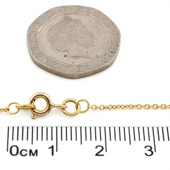 9ct gold 22 inch trace Chain